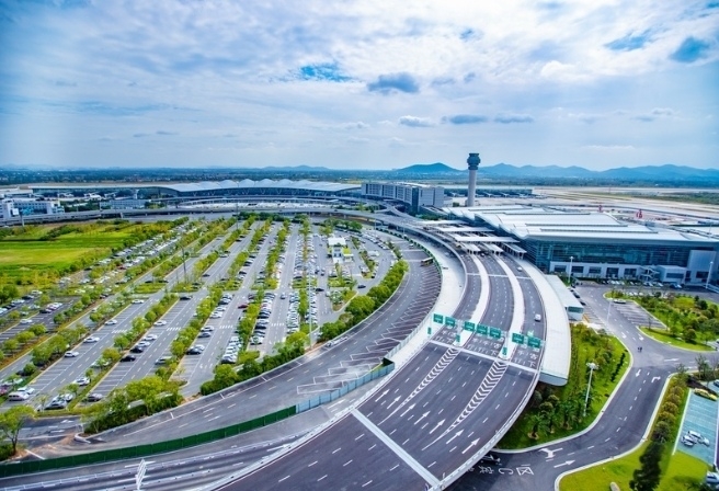 Nanjing Lukou International Airport aerial