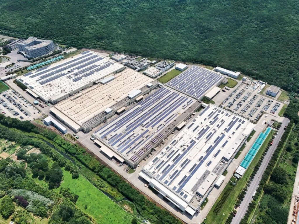 Aerial view of Schaeffler Nanjing production base